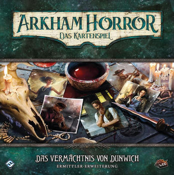 Fantasy Flight Games Arkham Horror: Das Vermächtnis von Dunwich Ermittler-Erweiterung (DE)