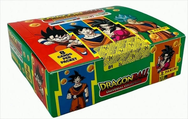 PANINI Dragonball Universal Collection Cards Booster-Display