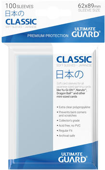 Ultimate Guard Ultimate Guard Classic Soft Sleeves Japanische Gr&ouml;&szlig;e Transparent (100)