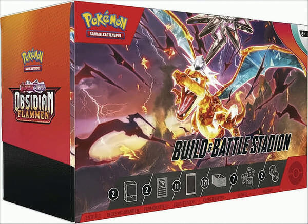 Pokémon Karmesin & Purpur - Obsidian Flammen Build & Battle Stadion (DE)