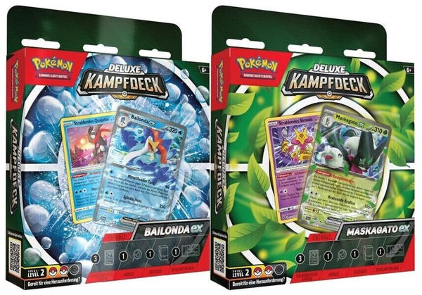 Pokémon Deluxe Kampfdeck Bailonda-Ex + Maskagato-Ex (DE)