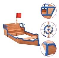 vidaXL Sandkasten Piratenschiff Tannenholz 190x94,5x101 cm