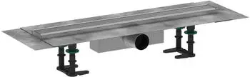 Hansgrohe RainDrain Compact 600 Duschrinne Komplettset Standard edelstahl gebürstet (56174800)