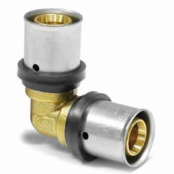 Pipetec Pressfitting 25090 Winkel 90&deg; 20 x 2 mm (MPW2020)
