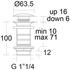 Ideal Standard Push-Open ohne Überlauf chrom (E1483AA)