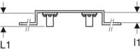 Flowfit Anschluswinkel 619641001 Dn 15, &Oslash; 20 Mm, 56,4 Cm, 90grad, 2-fach,