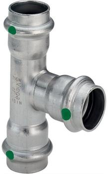 Viega T-St&uuml;ck mit SC Sanpress Inox 2318 (435905)