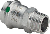 Viega &Uuml;bergangsst. mit SC Sanpress Inox 2311 in 42mm x R1 1/2, Edelstahl