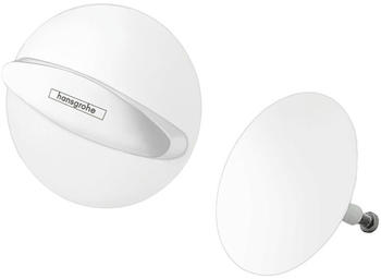 Hansgrohe Ab- und Überlaufgarnitur Flexaplus F-Set Griff und Stopfen mattweiß (58185700)