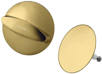 Hansgrohe Ab- und Überlaufgarnitur Flexaplus F-Set Griff und Stopfen polished gold optic (58185990)