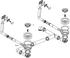 Hansgrohe Manuelle Ab- und Überlaufgarnitur 370 x 370 D15-10 edelstahl optic (43922800)
