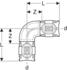 Geberit FlowFit Bogen 90° Ø 50mm (620075001)