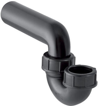 Geberit Rohrbogengeruchsverschluss für Ausgussbecken mit Quetschverschraubung Abgang horizontal Ø 50mm (152039161)