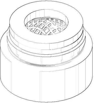 Dornbracht Luftsprudler Ersatzteil M18x1 AG chrom (90230111300-00)