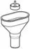 Geberit Trichter oval Ø 50mm (352379161)