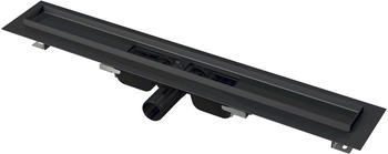 Alca Alcadrain Duschrinne 75 cm Edelstahl mattschwarz (APZ101BLACK-750)