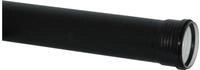 Geberit Rohr, Silent-PP, mit Schiebemuffe, DN90, 90x1000mm, PP-C, schwarz, Stange mit