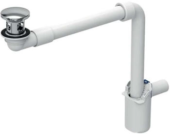 Geberit Waschbeckenablauf Raumsparmodell mit Ablaufventilstopfen neutral (152.075.21.1)