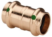 Viega Sanpress-Muffe mit SC-Contur Rotguss oder Siliziumbronze, Modell 2215 d: 18, 1