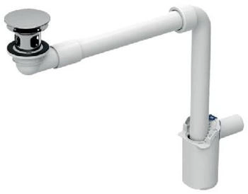 Geberit Waschbeckenablauf &Oslash; 40 mm freier Auslauf und Ventilabdeckung hochglanz-verchromt (152092211)