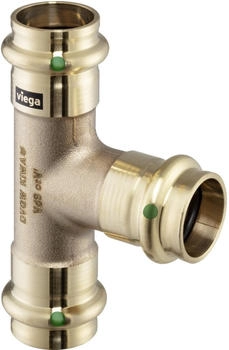 Viega Sanpress T-St&uuml;ck 22 x 15 x 15 mm mit SC-Contur Rotguss oder Siliziumbronze (121600)