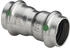 Viega Sanpress Inox Muffe 42mm Stahl nichtrostend SC-Contur (436209)