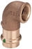 Viega Sanpress Winkel 28 mm x Rp 1 90° Rotguss oder Siliziumbronze SC-Contur (283728)