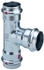 Viega Prestabo T-Stück 54 x 22 x 54 mm Stahl verzinkt SC-Contur (558819)