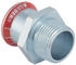 Geberit Mapress C-Stahl Ü-Nippel 15mm x 3/8 Zoll (21702)