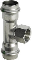 Viega T-St&uuml;ck Sanpress Inox 2317.2 22mmxRp 1/2x22mm, St nichtrost., SC-Con.