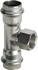 Viega Sanpress T-Stück Inox 2317.2 22 mm x Rp 1/2