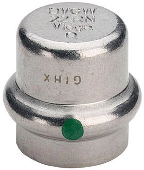 Viega Sanpress Inox Verschlusskappe 28mm Stahl nichtrostend SC-Contur (452889)