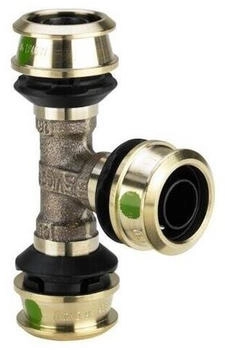 Viega Raxofix T-St&uuml;ck 5318 32mm x 16mm x 25mm Rotguss (647414)