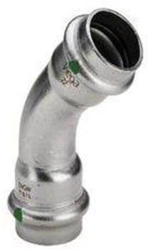 Viega Sanpress Inox Bogen 15mm 45&deg; Stahl nichtrostend SC-Contur (435776)