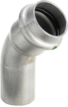 Viega Sanpress Inox Bogen 54mm 45&deg; Stahl nichtrostend SC-Contur (435448)