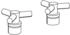 GROHE Griff Atrio Ypsilon 18026 chrom 2 Stk. (18026000)