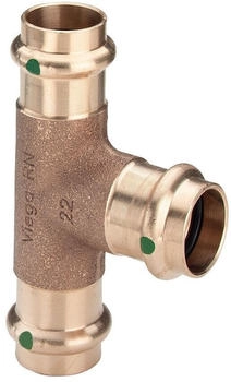 Viega Sanpress T-St&uuml;ck 283520 35 x 15 x 35 mm mit SC-Contur Rotguss oder Siliziumbronze