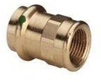 Viega Sanpress &Uuml;bergangsst&uuml;ck 195304 54 mm x Rp 2 Rotguss oder Siliziumbronze SC-Contur Mehrkant