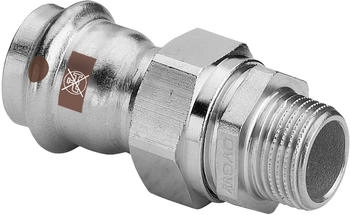 Viega Temponox Verschraubung 812089 22 mm x R 3/4 Stahl nicht rostend R-Gewinde SC-Contur
