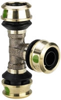 Viega T-St&uuml;ck mit SC Raxofix 5318 in 32mmx25mmx32mm Siliziumbronze