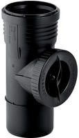 Geberit Silent-PP Reinigungsoeffnung 90 Grad DN50 mit Muffe 390227141