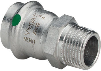 Viega Sanpress Inox Übergangsstück 436513 28mmxR 3/4 Stahl nichtrostend Mehrkant SC-Contur