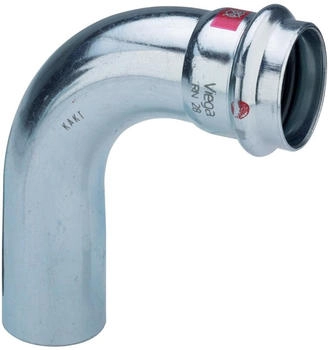 Viega Bogen Prestabo 1116.1 42 mm 90° Stahl unlegiert SC-Contur Einsteckende (558246)