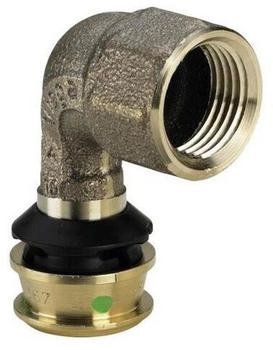 Viega Raxofix Bogen 5314.11 20mm x 1/2" IG Rotguss (646110)