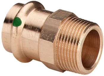 Viega Sanpress Übergangsstück 35 mm x R 1 Rotguss oder Siliziumbronze SC-Contur Mehrkant (297947 )