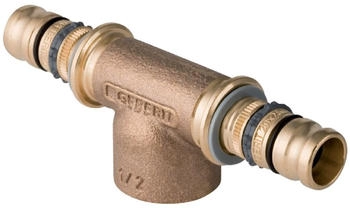 Geberit Mepla T-Stück 603360005 Ø 26xRp 1/2x26mm Rotguss IG