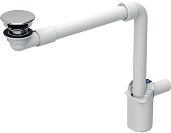 Geberit Waschbeckenablauf &Oslash; 32 mm freier Auslauf und Ventilabdeckung hochglanz-verchromt (152084211)