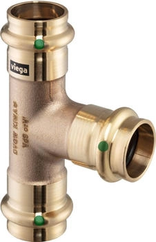 Viega Sanpress T-St&uuml;ck 28 mm mit SC-Contur Rotguss oder Siliziumbronze (111915)