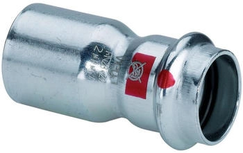 Viega Prestabo Reduzierst&uuml;ck 28 x 18 mm mit SC-Contur Stahl unlegiert verzinkt (558536)