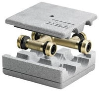 Viega Kreuzungs-T-St&uuml;ck mit SC Raxofix 5349 in 20mm x 20mm x 20mm Messing